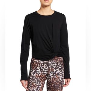 Veronica Beard Bahia Twist Hem Top